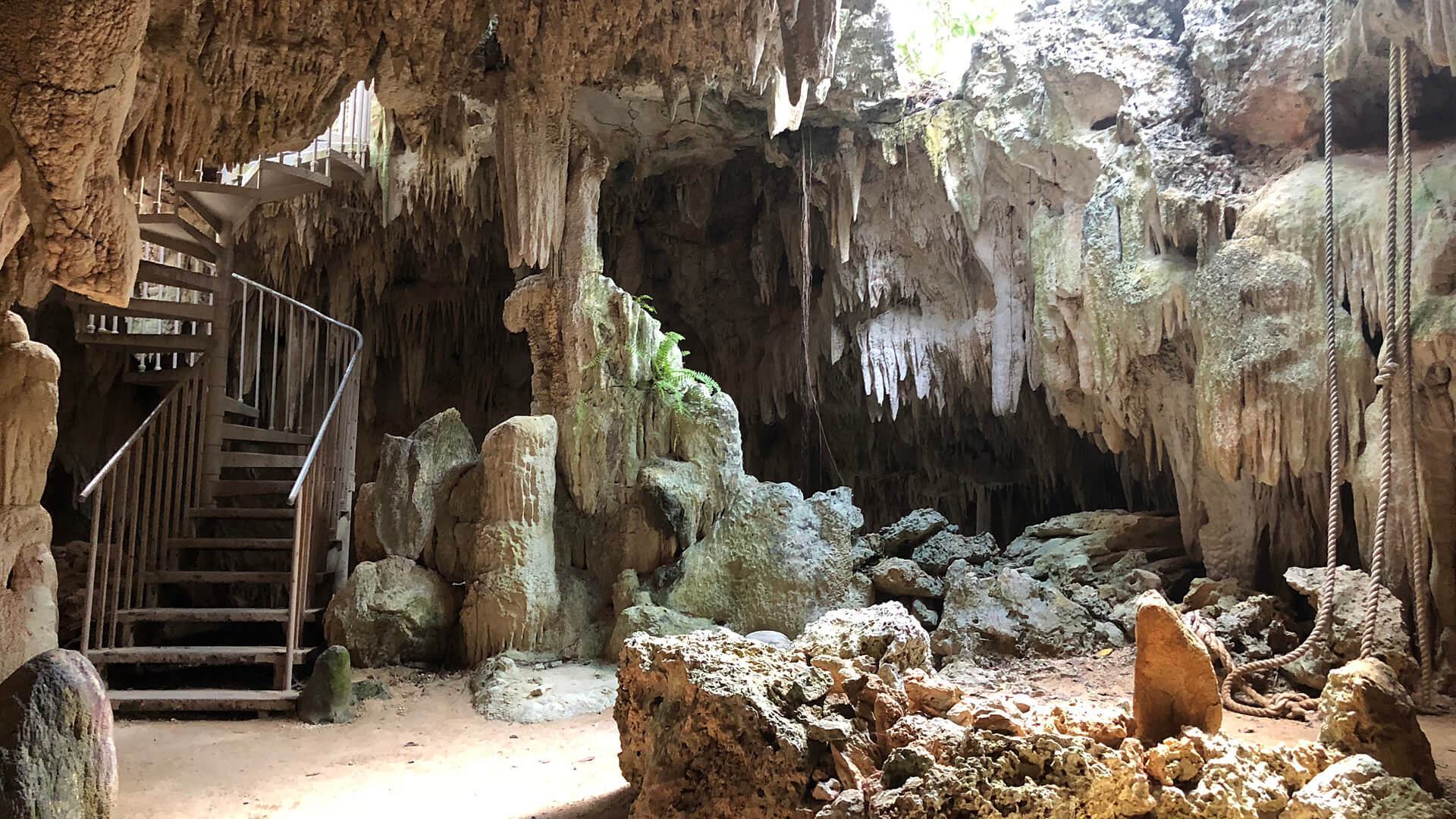 The open ceiling cave