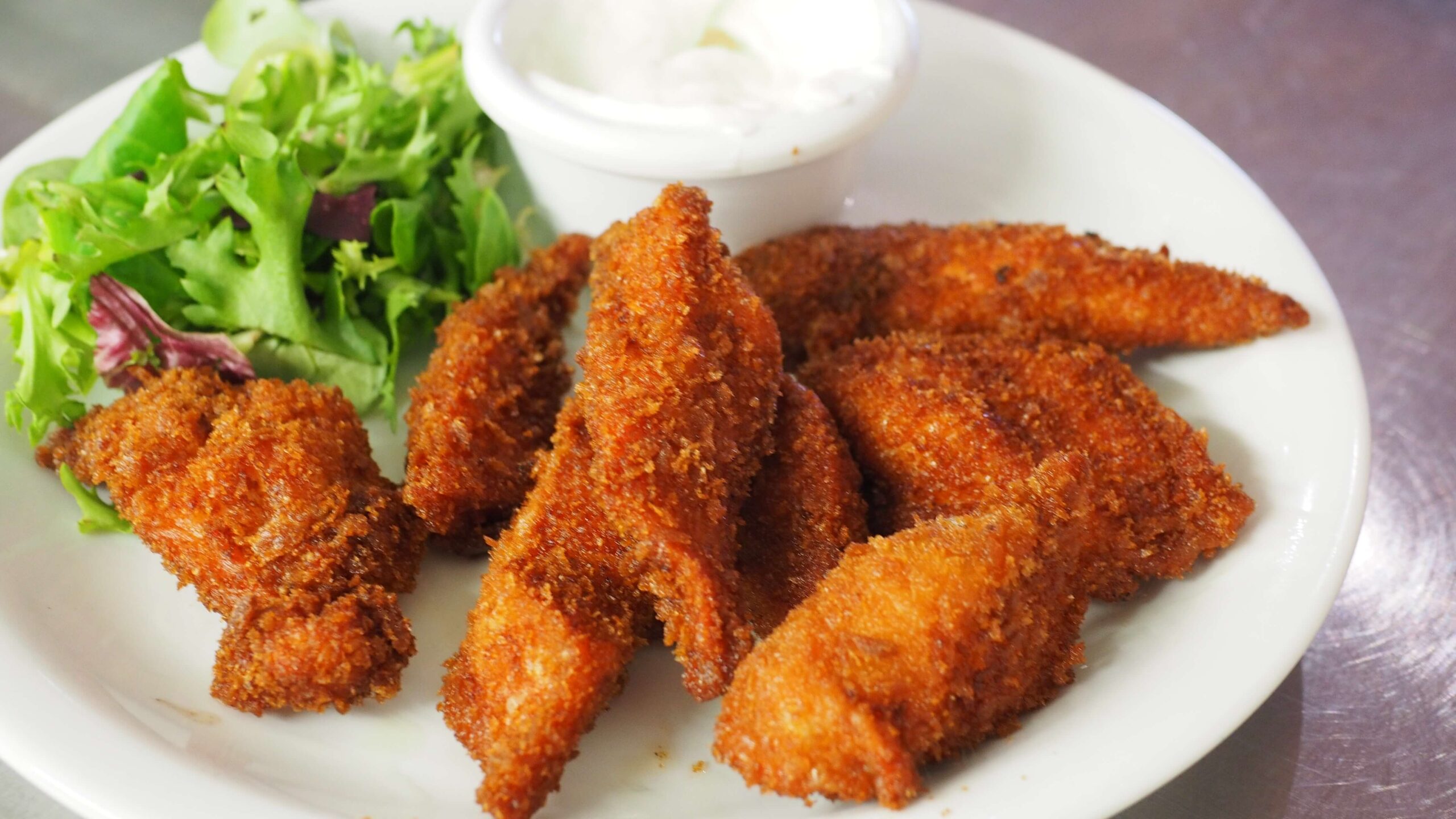 Fresh-catch tenders at The Cavern
