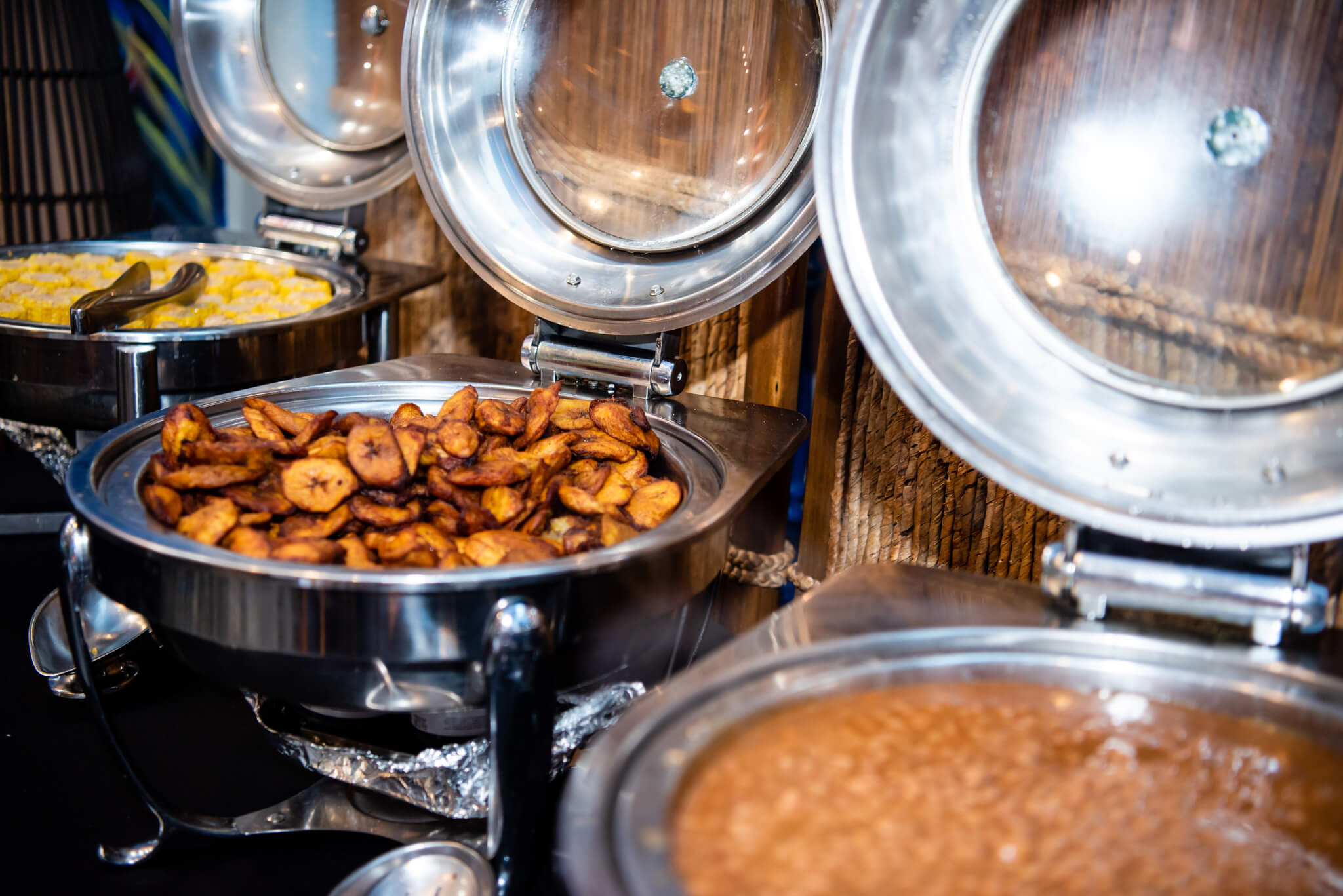 Caribbean theme night buffet
